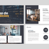 Plano de Negócios – Modelo de Template em PowerPoint