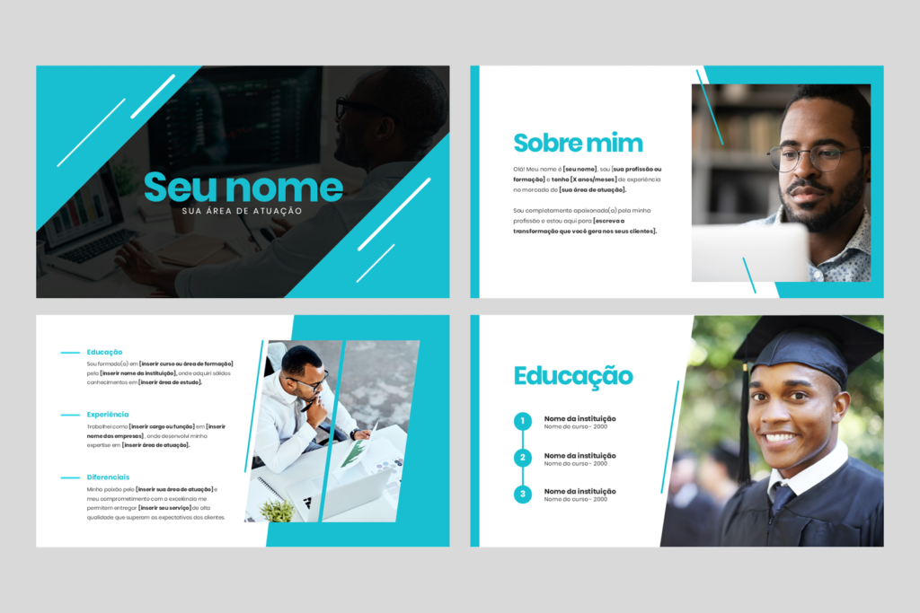 Portfólio 02 – Modelo de Template em PowerPoint