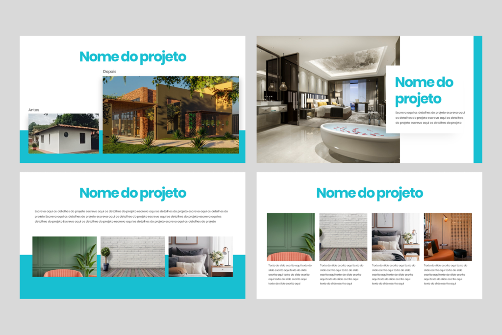 Portfólio 02 – Modelo de Template em PowerPoint