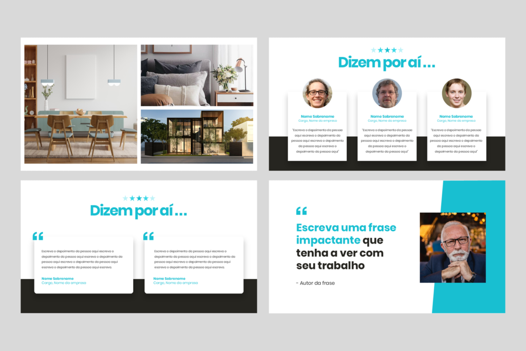 Portfólio 02 – Modelo de Template em PowerPoint