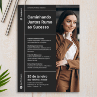 Convite Evento 01 – Modelo de Template em PowerPoint