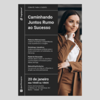 Convite Evento 01 – Modelo de Template em PowerPoint