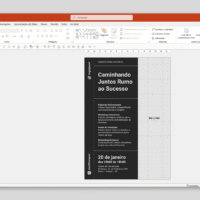 Convite Evento 01 – Modelo de Template em PowerPoint
