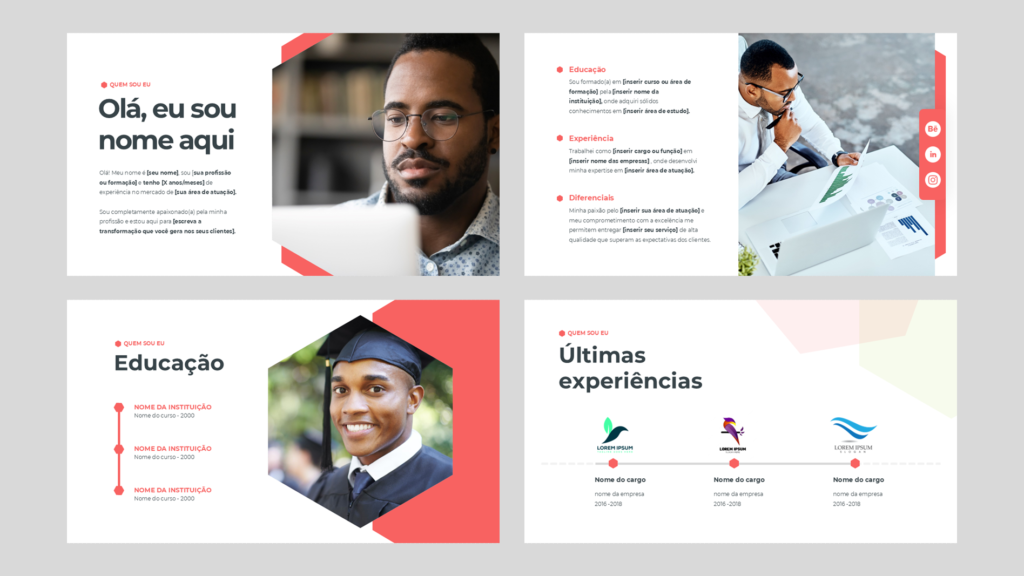 Portfólio 03 – Modelo de Template em PowerPoint