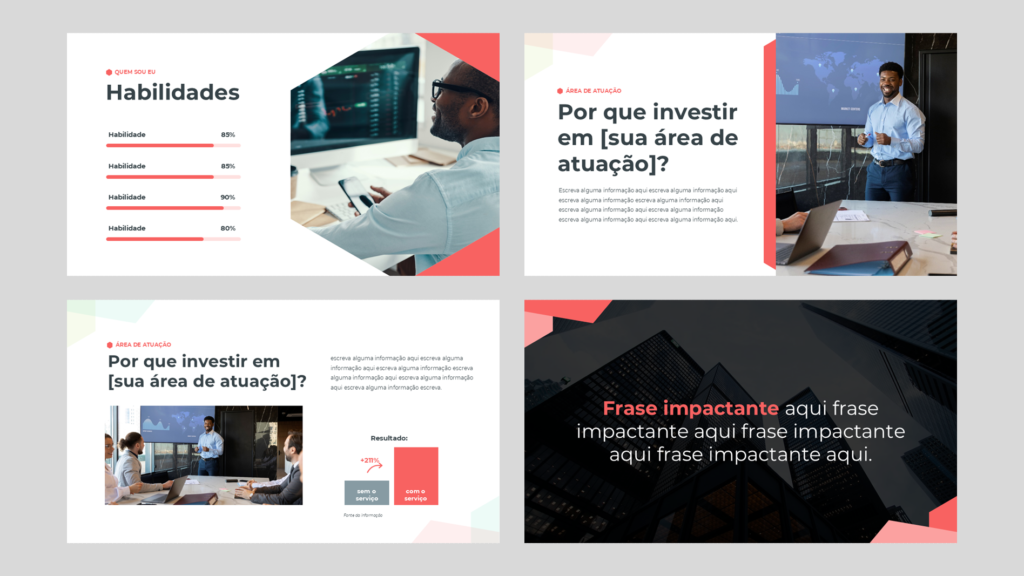 Portfólio 03 – Modelo de Template em PowerPoint