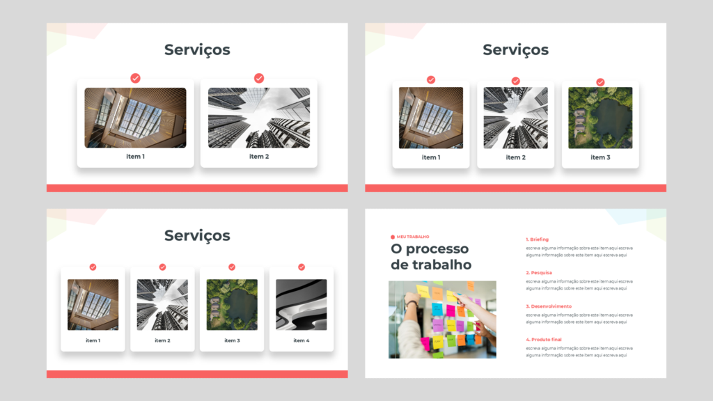Portfólio 03 – Modelo de Template em PowerPoint
