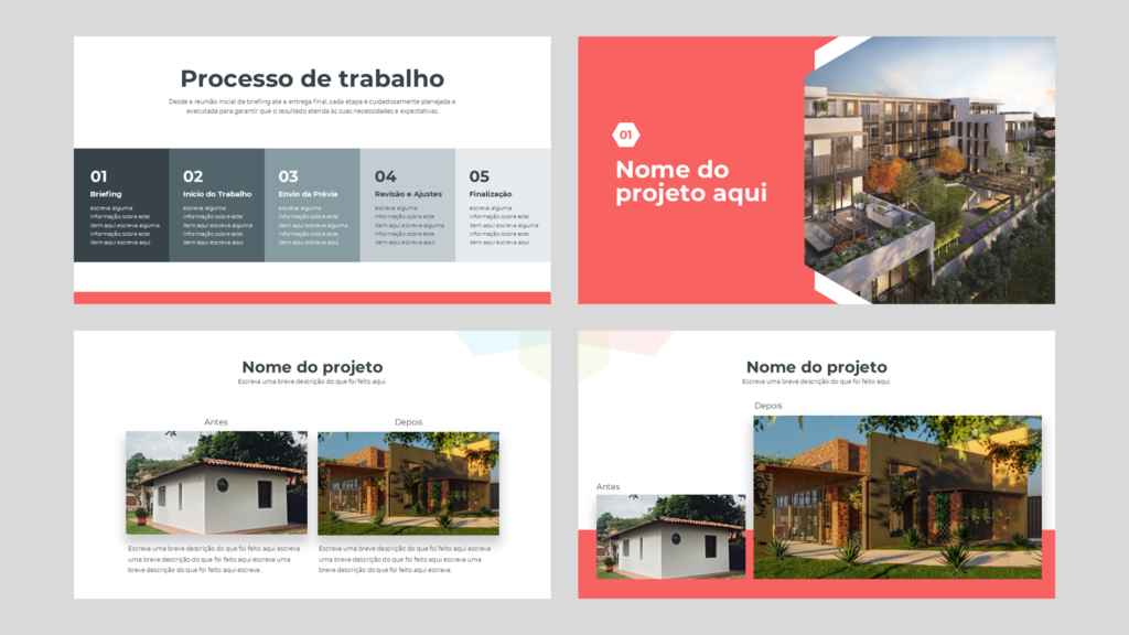 Portfólio 03 – Modelo de Template em PowerPoint