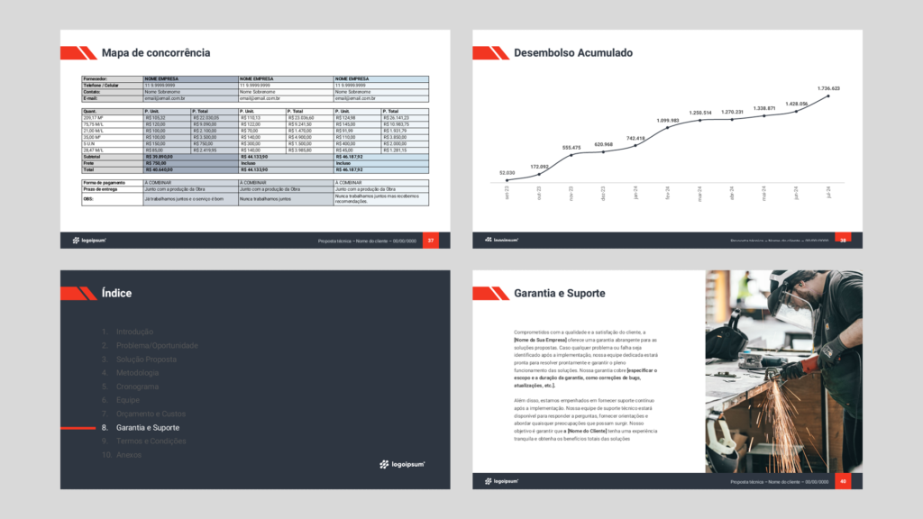 Proposta Técnica – Modelo de Template em PowerPoint