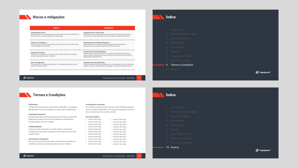 Proposta Técnica – Modelo de Template em PowerPoint