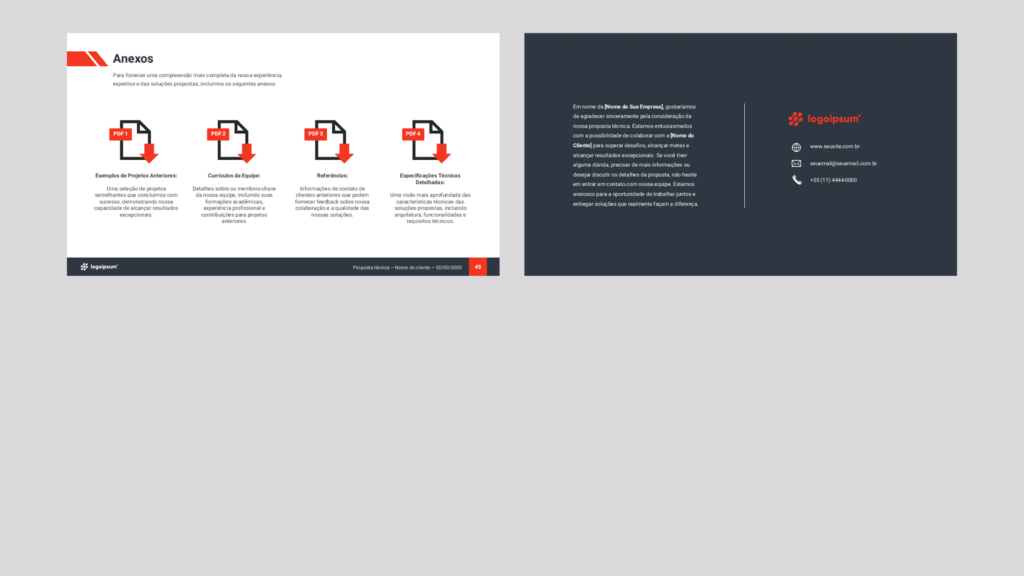 Proposta Técnica – Modelo de Template em PowerPoint