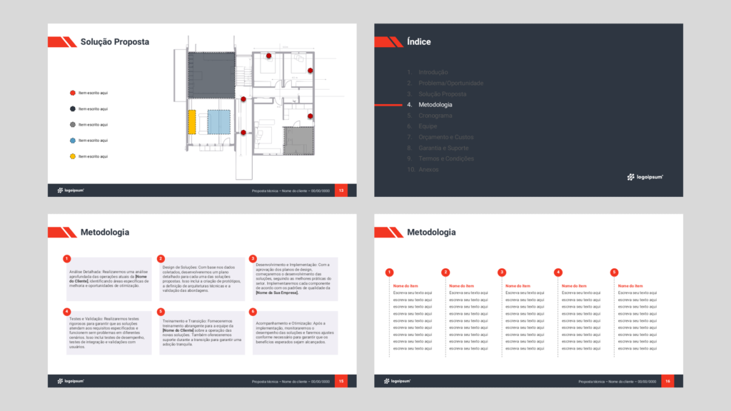Proposta Técnica – Modelo de Template em PowerPoint