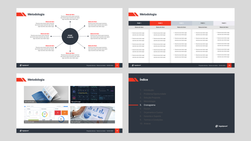 Proposta Técnica – Modelo de Template em PowerPoint