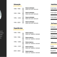 Currículo 03 – Modelo de Template em PowerPoint