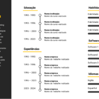 Currículo 03 – Modelo de Template em PowerPoint