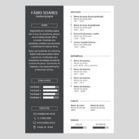 Currículo 04 – Modelo de Template em PowerPoint