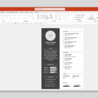 Currículo 04 – Modelo de Template em PowerPoint