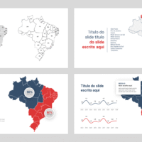 Mapas – Modelo de Template em PowerPoint
