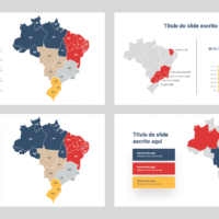 Mapas – Modelo de Template em PowerPoint