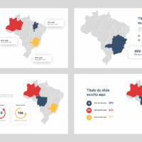 Mapas – Modelo de Template em PowerPoint