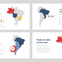 Mapas – Modelo de Template em PowerPoint