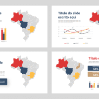 Mapas – Modelo de Template em PowerPoint