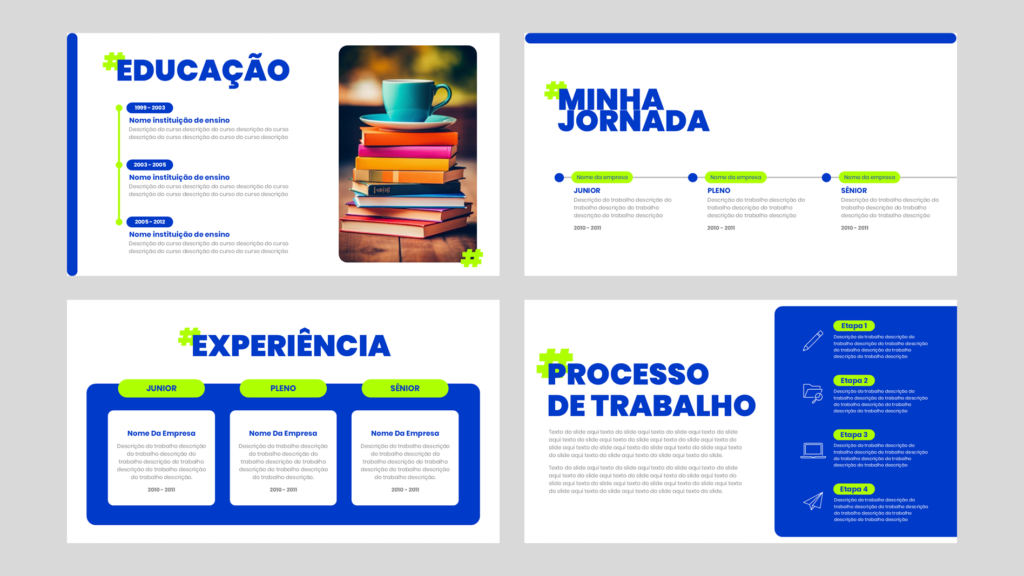 Pessoal 03 – Modelo de Template em PowerPoint
