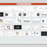 Gestão e Estratégia – Modelo de Template em PowerPoint