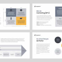 Gestão e Estratégia – Modelo de Template em PowerPoint