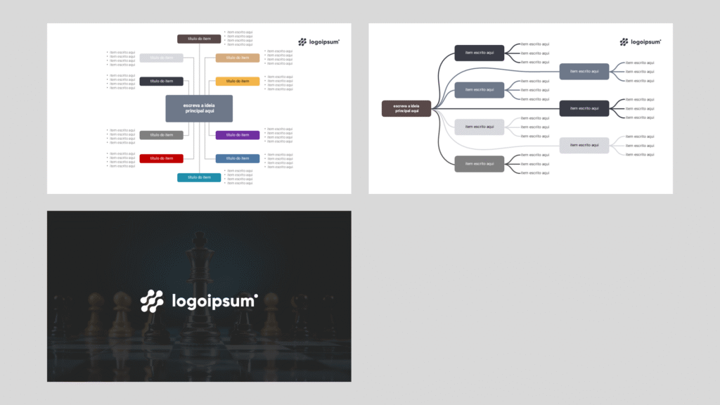 Gestão e Estratégia – Modelo de Template em PowerPoint