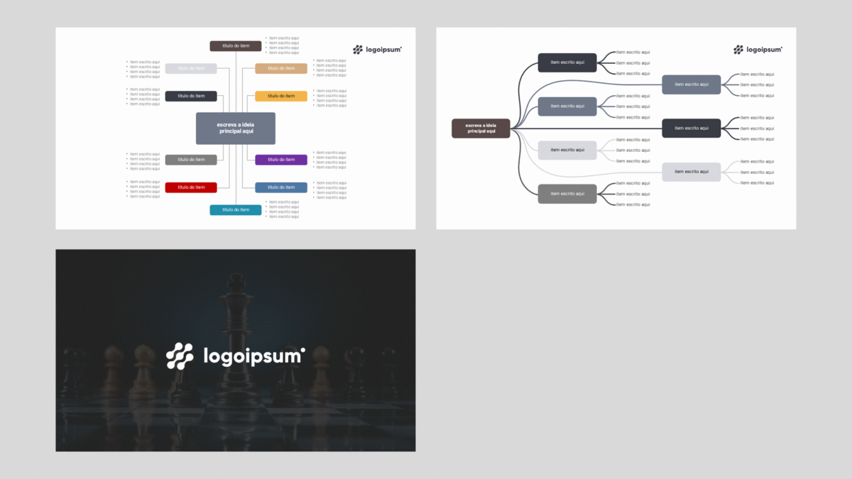 Gestão e Estratégia - Modelo de Template em PowerPoint