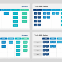 Kanban – Modelo de Template em PowerPoint