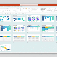 Kanban – Modelo de Template em PowerPoint