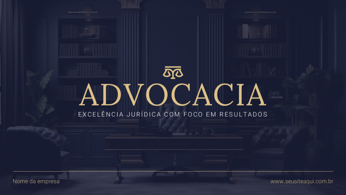 Advocacia - Modelo de Template em PowerPoint