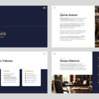 Advocacia – Modelo de Template em PowerPoint
