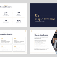 Advocacia – Modelo de Template em PowerPoint