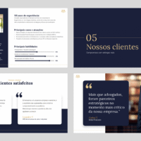 Advocacia – Modelo de Template em PowerPoint