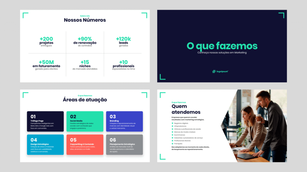 Marketing – Modelo de Template em PowerPoint