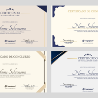 Certificados – Modelo de Template em PowerPoint