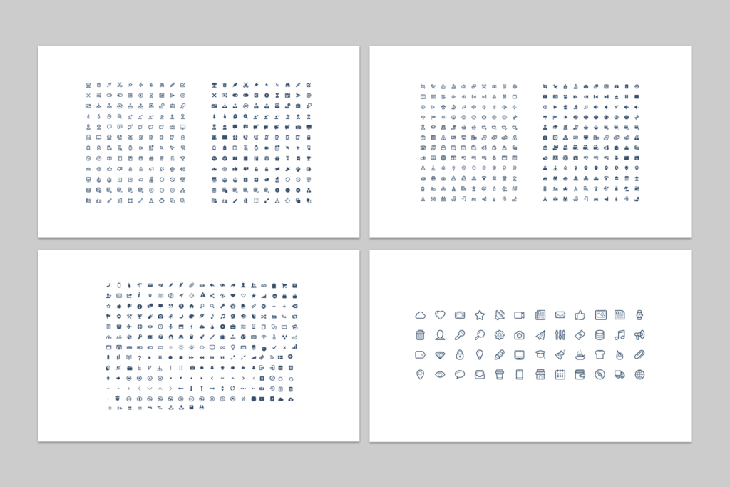 Ícones – Modelo de Template em PowerPoint